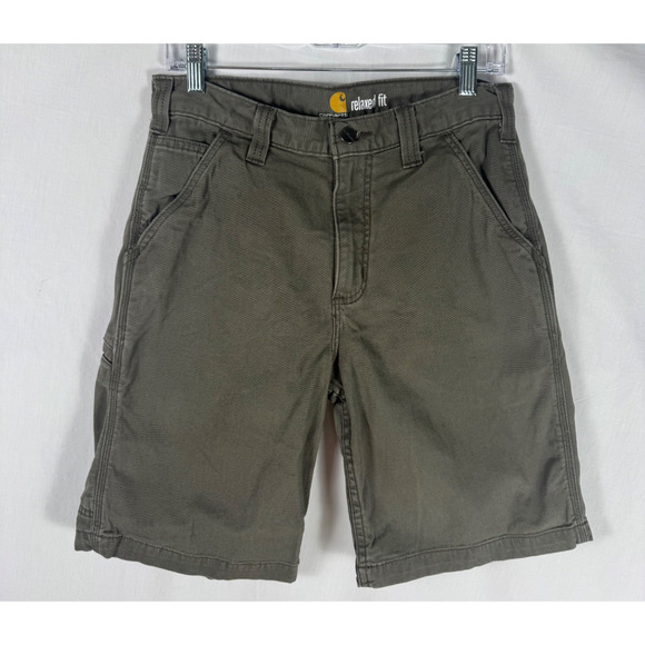 Carhartt Relaxed Fit Gree Work Shorts Mens Size 30 Utility Rugged Flex Carpenter - Picture 1 of 7
